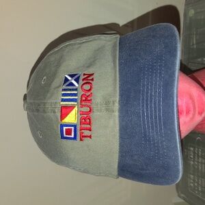 TIBURON Embroidered Logo Strap-on Hat Cap
